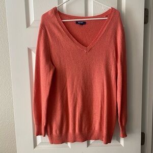 Coral colored sweater